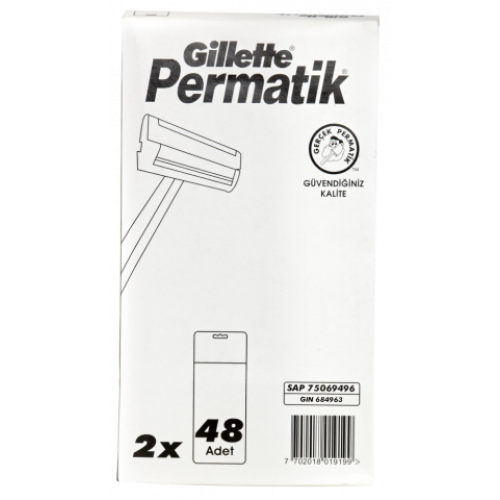 GİLETTE PERMATİK 96 ADET