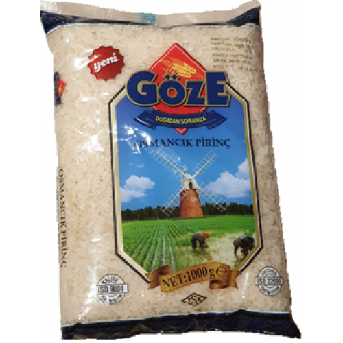 Goze Osmancik Pirinc 1kg 15 Adet