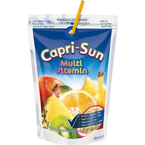 CAPRİ SUN MULTİ VİTAMİN 200ML 20 ADET