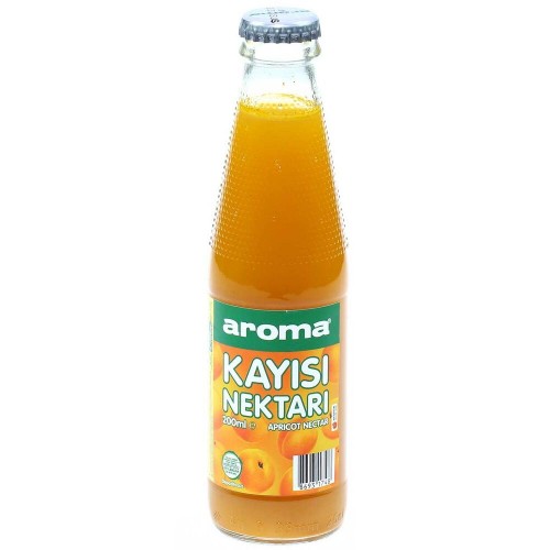 AROMA KAYISI 200ML CAM ŞİŞE MEYVE SUYU 24LÜ