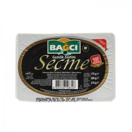 BAĞCI 200GR PAKET SİYAH ZEYTİN