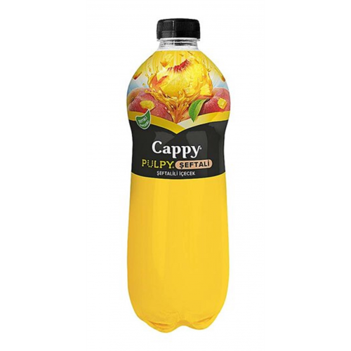 CAPPY PULPY ŞEFTALİ PARÇACIKLI 1LT 12 ADET