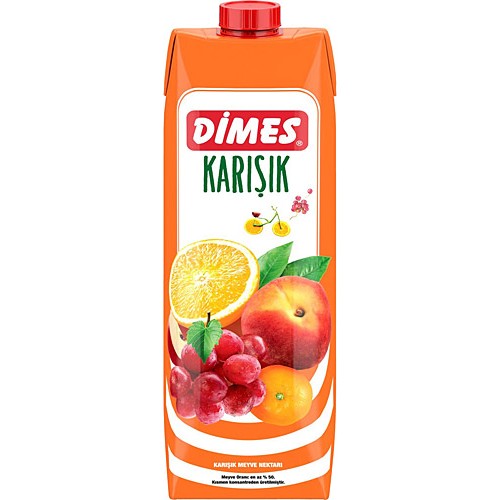 DİMES 1LT KARIŞIK MEYVE SUYU 12 ADET