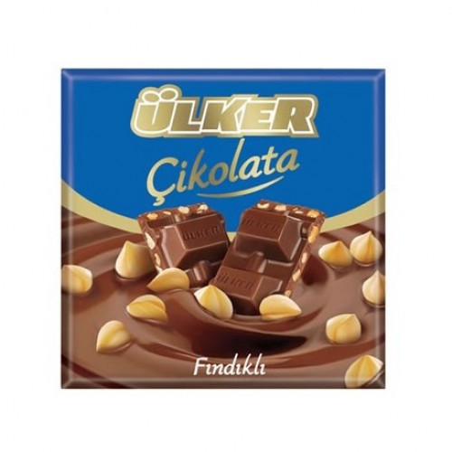 ÜLKER FINDIKLI KARE ÇİKOLATA 6 ADET